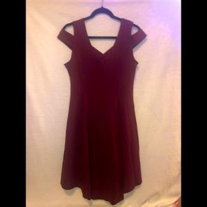 Burgundy Midi Dress